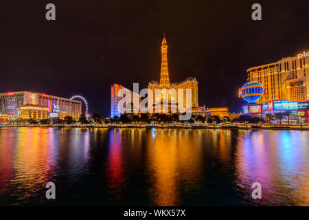 Aerial view of Paris Hotel and Casino the Strip, Las Vegas, Nevada, USA  Stock Photo - Alamy