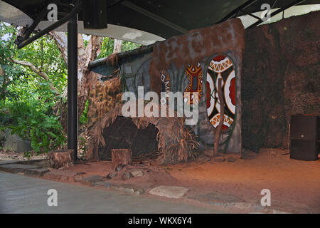 Cairns, Queensland / Australia - 05 Jan 2019: The village of the aborigines of Australia, Cairns Stock Photo