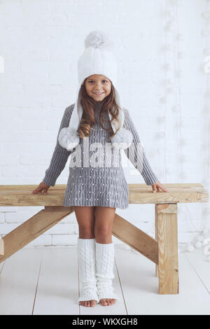 Fashion little girl Stock Photo