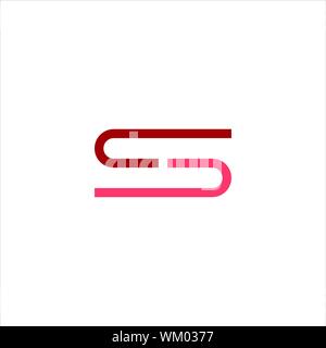 CS and SC creative initial based letter icon logo vector designs Stock Vector