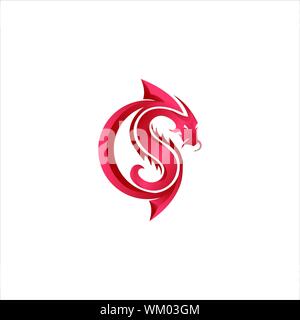 CS and SC creative initial based letter icon logo vector designs Stock Vector