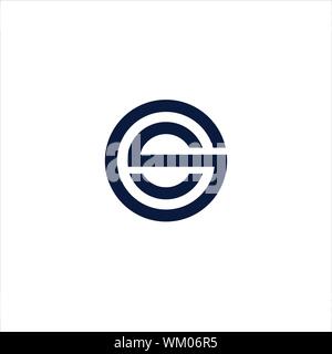 CS and SC creative initial based letter icon logo vector designs Stock Vector