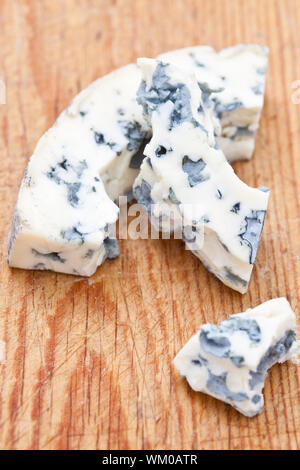 French pasteurized cow's milk blue cheese Stock Photo