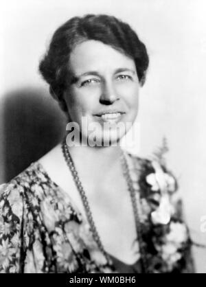 Eleanor Roosevelt (1884-1962), First Lady of the United States 1933-1945 as Wife of U.S. President Franklin Roosevelt, Head and Shoulders Portrait, 1933 Stock Photo