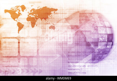 Data Connectivity and Database Management System as Art Stock Photo
