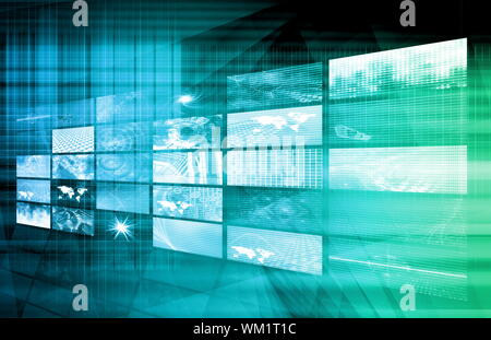 Internet Multimedia Stock Photo