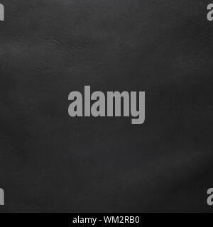 Natural qualitative black leather texture. Close up. Stock Photo