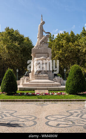 Monument to the dead of the Great War in Lisbon Stock Photo