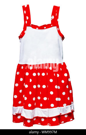open lace back dress 1980s Escada Red & White Polka Dot Dress, Sz. S main image 0