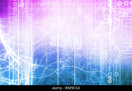 Digital Advertising on the Web and Internet Media Stock Photo