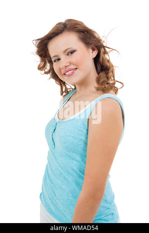 Natural portrait of a pretty young woman Stock Photo