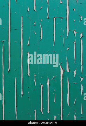 Peeling paint, vertical lines. Background. Vertical composition. Stock Photo