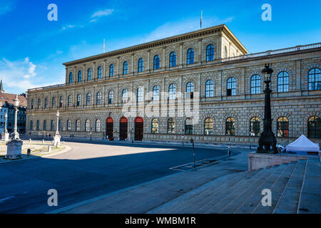 The National Theatre of Munich - Residenztheater at Max-Joseph-Platz Square in Munich, Germany Stock Photo