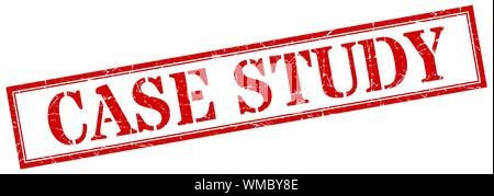 case study stamp. case study square grunge sign. case study Stock Vector