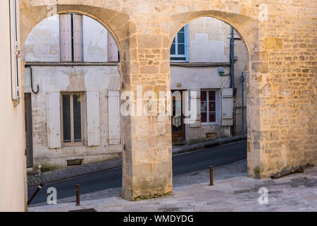 Niort, France - May 11, 2019: A street view in Niort, Deux-Sevres France Stock Photo
