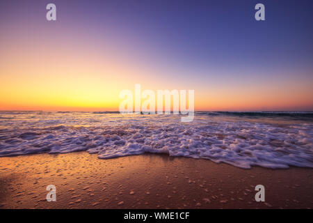 Beautiful sunrise over the sea. Stock Photo