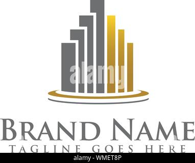 abstract building ideas design vector illustration on background Stock Vector