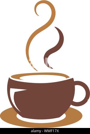 Coffee cup Logo Template vector icon design Stock Vector