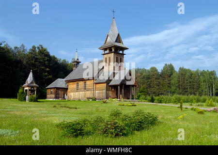 Wooden church, Janow Podlaski, Podlachien, Poland, Europe Stock Photo