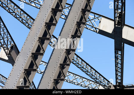 detail of a steel bridge (rivets Stock Photo - Alamy