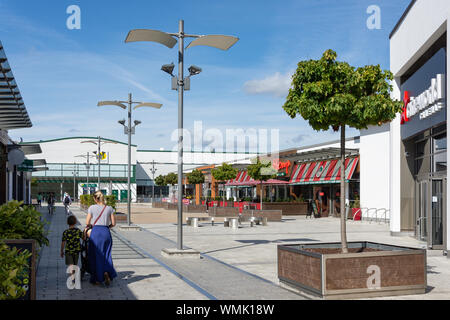 Westgate Retail and Leisure Park, High Street, Aldershot, Hampshire, England, United Kingdom Stock Photo