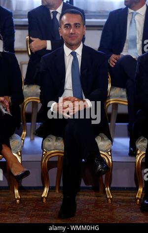 Rome, Italy. 05th Sep, 2019. Minister of Foreign Affairs Luigi Di MAio Rome September 5th 2019. Quirinale. Swearing ceremony of the new Italy's Government. Foto Samantha Zucchi Insidefoto Credit: insidefoto srl/Alamy Live News Stock Photo