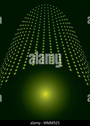 Dotted space 2 Stock Vector