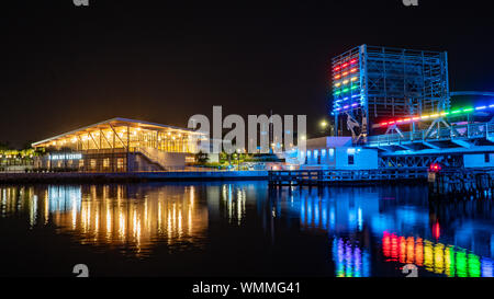 Tampa River Center Stock Photo