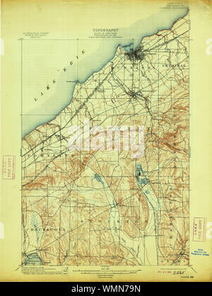 Dunkirk New York map 1900 1 62500 - New York Ny Dunkirk 140604 1900 62500 Restoration Wmn79n