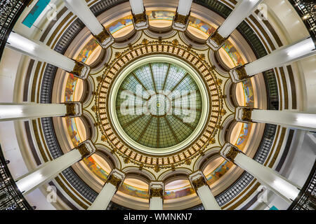 Self-serve wine by the glass wine tasting station inside Heinen's Grocery  Store in downtown Cleveland.Ohio.USA Stock Photo - Alamy