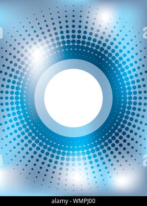 Blank blue halftone background vector Stock Vector Image & Art - Alamy