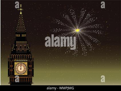 New Year. Stock Vector