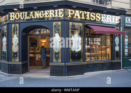 Paris, Boulangerie, Patisserie, Bäckerei - Paris, Bakery Stock Photo