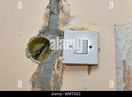 Cable utility box in house front yard Stock Photo: 30630316 - Alamy