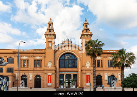 Italy, Apulia, Metropolitan City of Bari, Bari. May 22, 2019. Facade of Teatro Margherita. Stock Photo