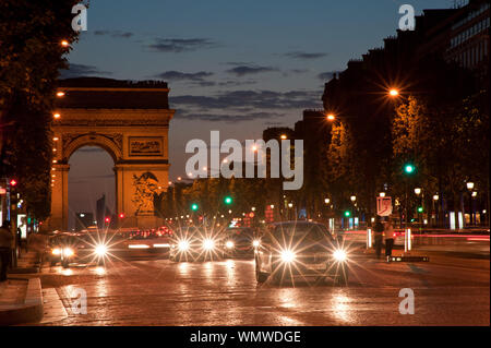 Paris, Avenue des Champs-Elysées Stock Photo
