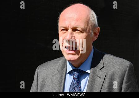 London, UK. 5th Sept 2019. Damian Green. Conservative Member of Parliament for Ashford. College Green Interviews, Houses of Parliament, Westminster, London. UK Credit: michael melia/Alamy Live News Stock Photo