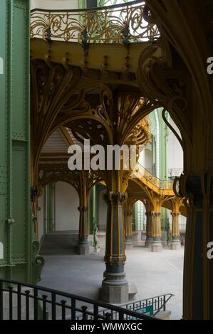 France Paris Grand Palais Architect Charles Louis Girault Stock Photo