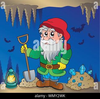 Mine theme image 3 Stock Vector