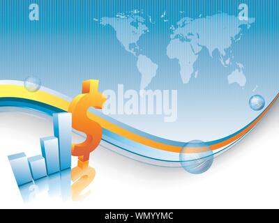 finance vector background Stock Vector
