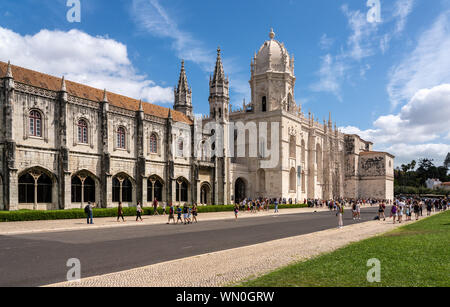 Jeronimos Monastery in Belem near Lisbon, Portugal Stock Photo