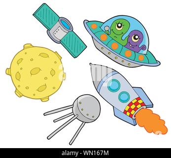 Space collection Stock Vector