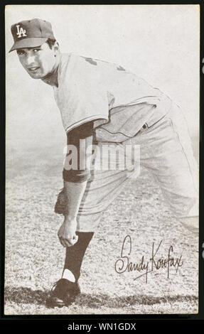 Hall of Fame Pitcher Sandy Koufax with the Los Angeles Dodgers in the 1950s  and 60s Stock Photo - Alamy