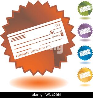 Personal Blank Check. Vector illustration Stock Vector Image & Art - Alamy