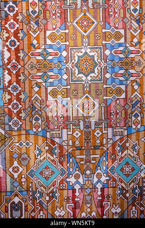 Contemporary Azerbaijani carpet, Azerbaijan National Carpet Museum, Baku, Azerbaijan Stock Photo