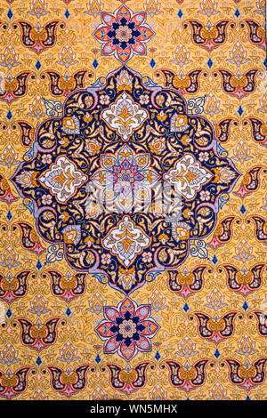 Contemporary Azerbaijani carpet, Azerbaijan National Carpet Museum, Baku, Azerbaijan Stock Photo