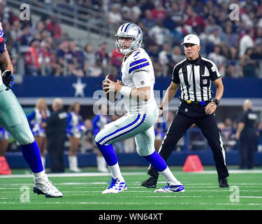 August 24th, 2019:.Dallas Cowboys quarterback Cooper Rush (7) in action.during an NFL football game between the Houston Texans and Dallas Cowboys at AT&T Stadium in Arlington, Texas. Manny Flores/CSM Stock Photo