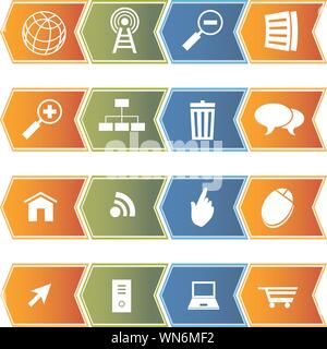 Web Icons Stock Vector