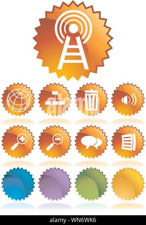 Web Icons Stock Vector