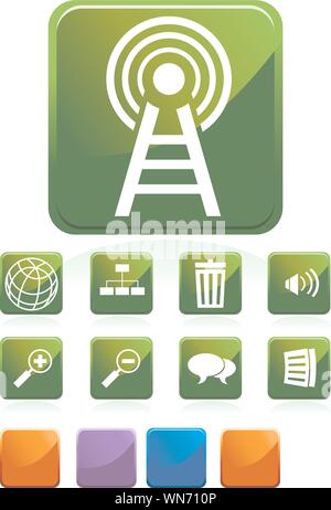 Web Icons Stock Vector